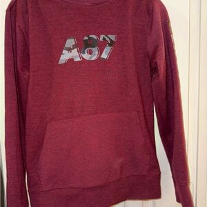 Aeropostale Red Crew Neck Sweater A87 Design